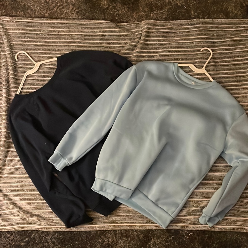 Blue Crewnecks Dark Blue L Light Blue M Blue Crewnecks Dark Blue L Light Blue M